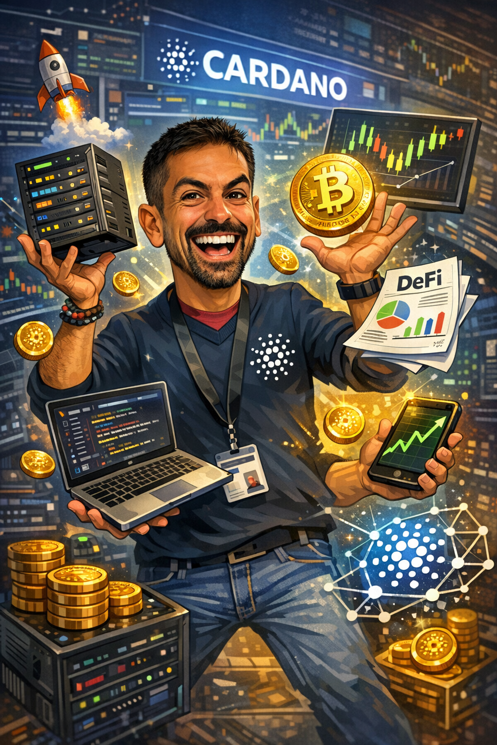 Caricatura de Diogo Campos